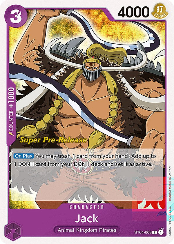 Jack [Super Pre-Release Starter Deck: Animal Kingdom Pirates] | Mindsight Gaming