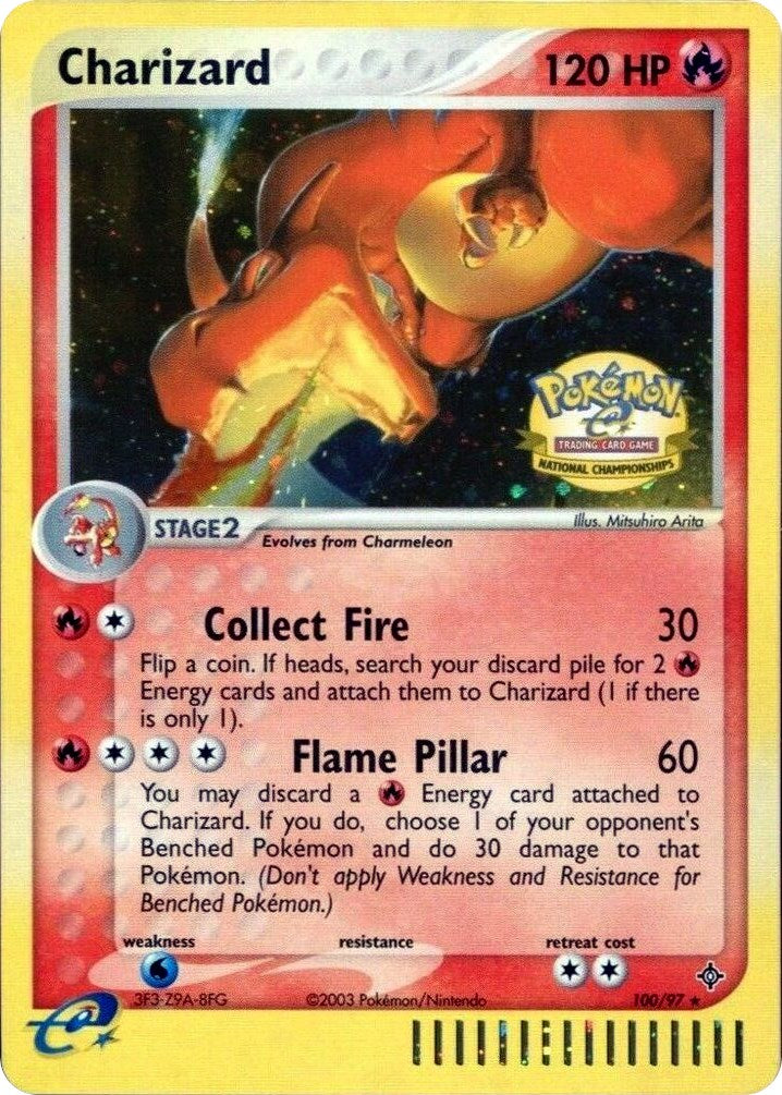 Charizard (100/097) (National Championships) [League & Championship Cards] | Mindsight Gaming