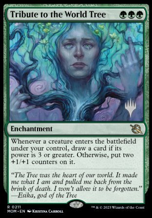 Tribute to the World Tree (Promo Pack) [March of the Machine Promos] | Mindsight Gaming