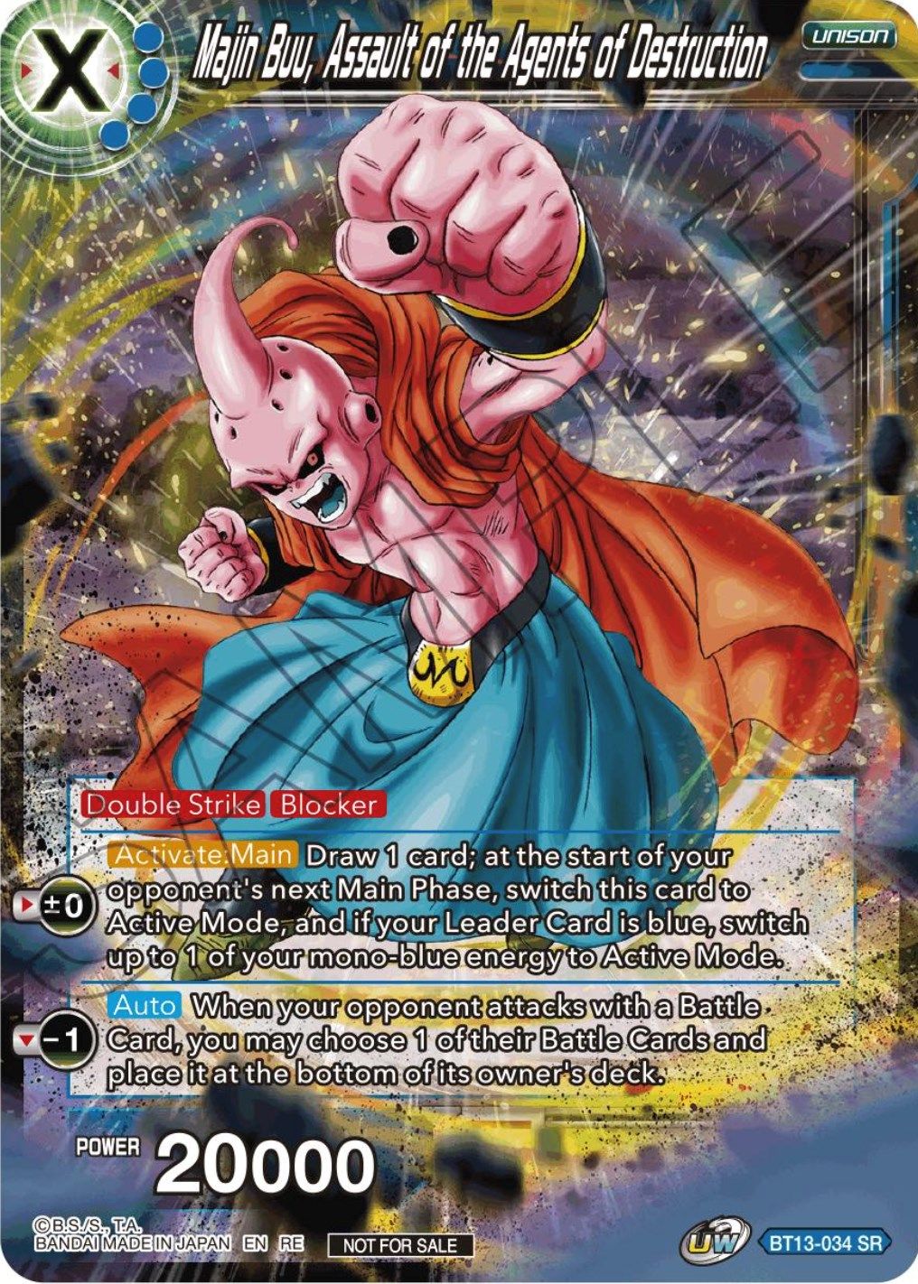 Majin Buu, Assault of the Agents of Destruction (Championship Selection Pack 2023 Vol.1) (BT13-034) [Tournament Promotion Cards] | Mindsight Gaming