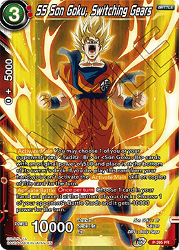 SS Son Goku, Switching Gears (P-295) [Tournament Promotion Cards] | Mindsight Gaming