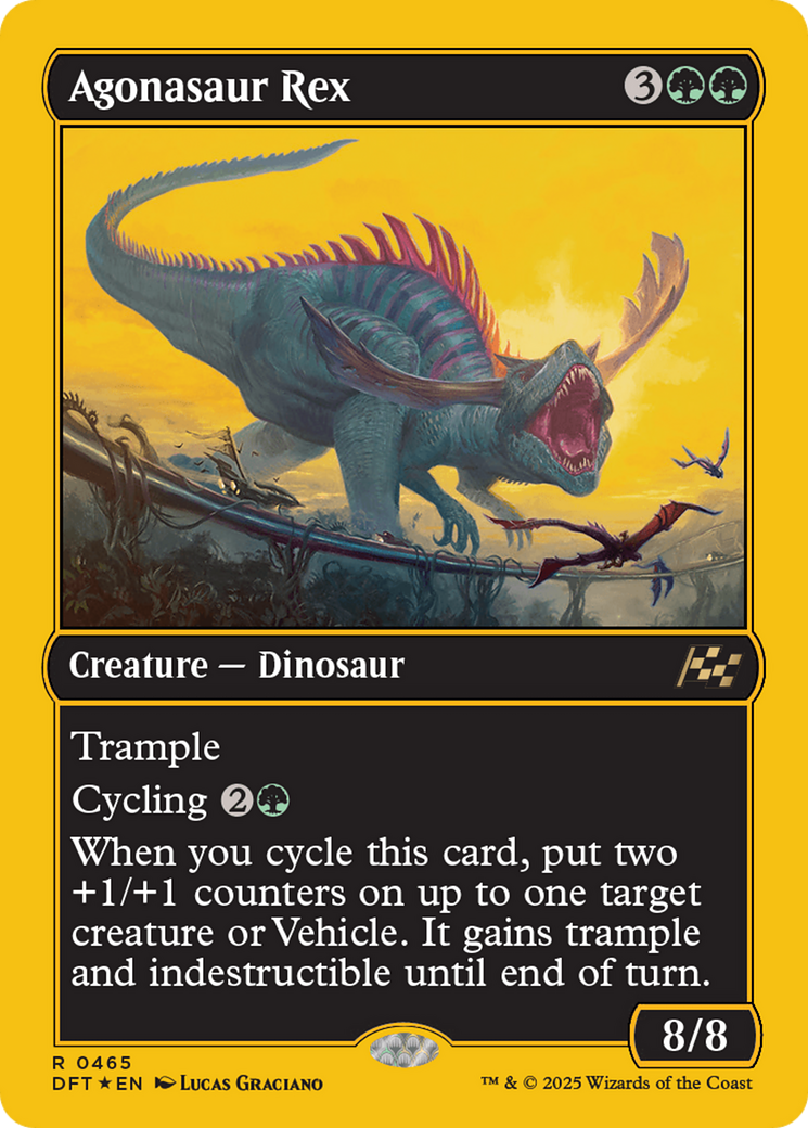 Agonasaur Rex (First-Place Foil) [Aetherdrift] | Mindsight Gaming