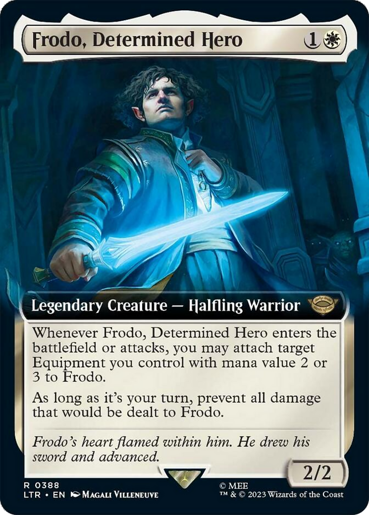 Frodo, Determined Hero (Extended Art) [The Lord of the Rings: Tales of Middle-Earth] | Mindsight Gaming