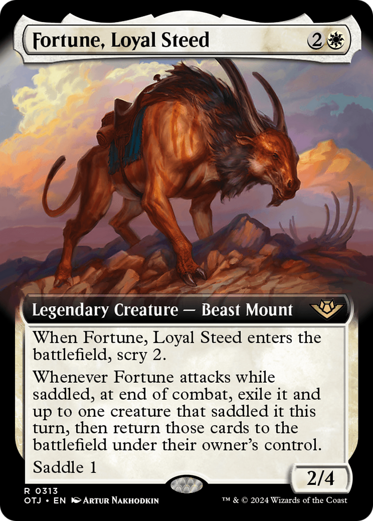 Fortune, Loyal Steed (Extended Art) [Outlaws of Thunder Junction] | Mindsight Gaming