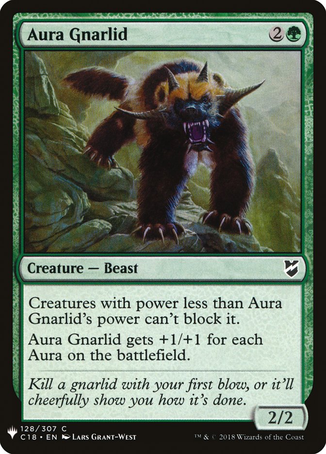 Aura Gnarlid [Mystery Booster] | Mindsight Gaming