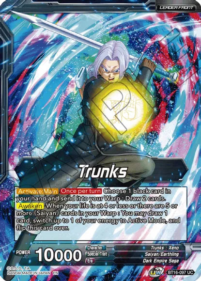 Trunks // SSG Trunks, Crimson Warrior (BT16-097) [Realm of the Gods] | Mindsight Gaming