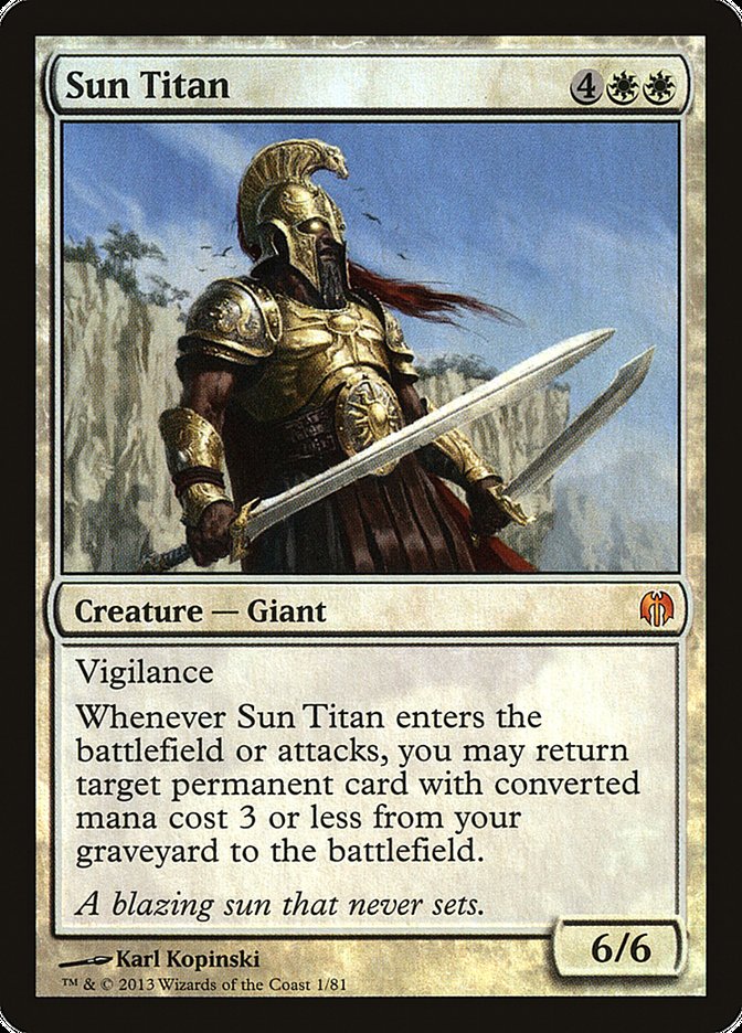 Sun Titan [Duel Decks: Heroes vs. Monsters] | Mindsight Gaming