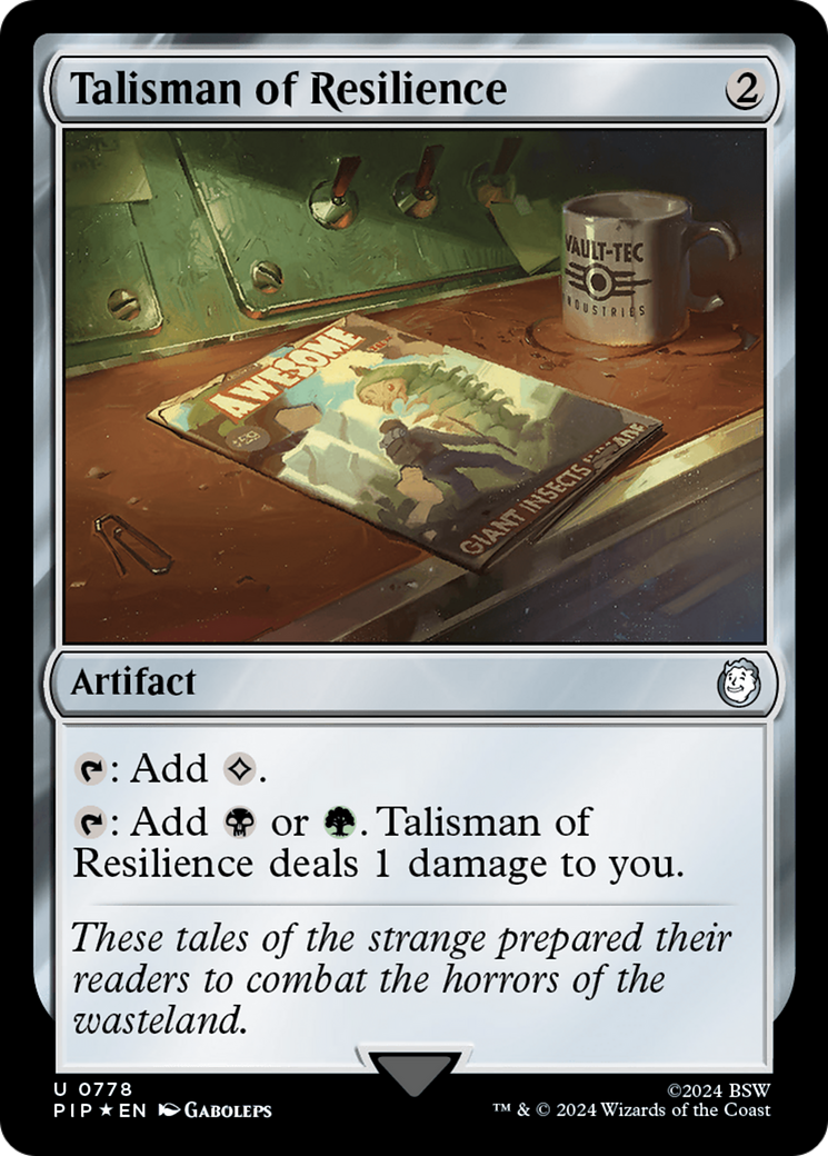 Talisman of Resilience (Surge Foil) [Fallout] | Mindsight Gaming