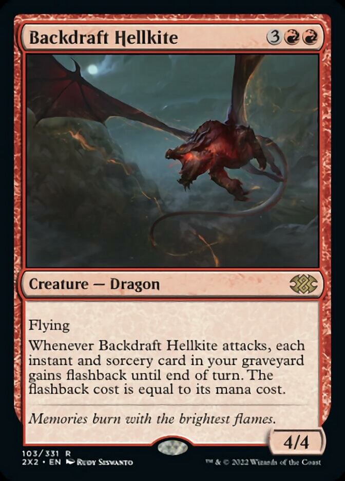 Backdraft Hellkite [Double Masters 2022] | Mindsight Gaming