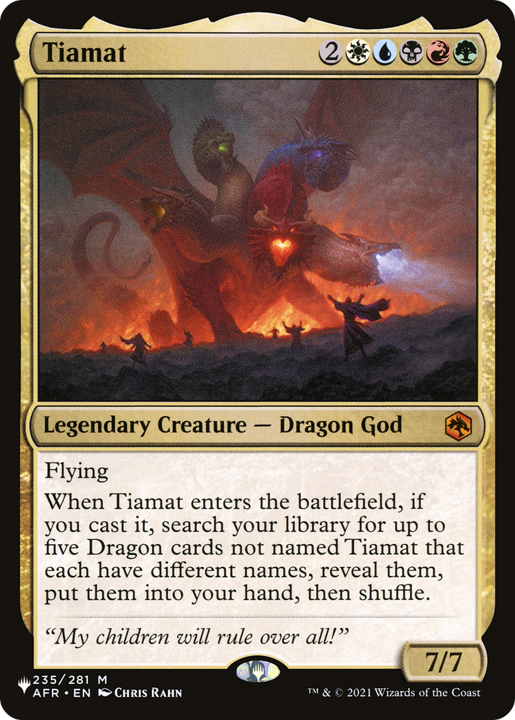 Tiamat [The List] | Mindsight Gaming