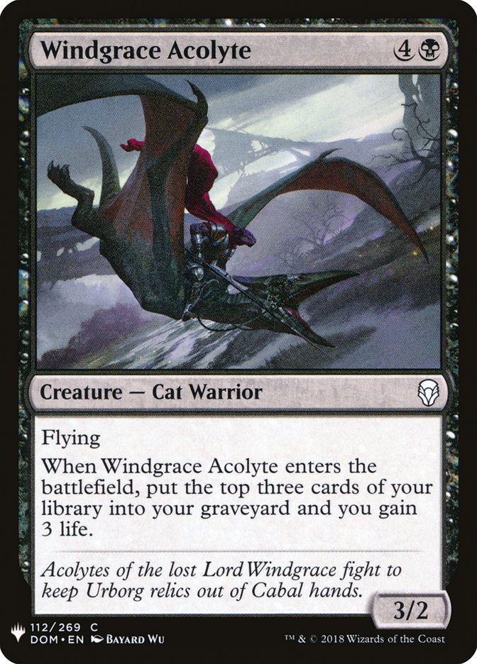 Windgrace Acolyte [Mystery Booster] | Mindsight Gaming