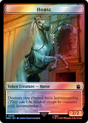 Horse // Alien Salamander Double-Sided Token (Surge Foil) [Doctor Who Tokens] | Mindsight Gaming