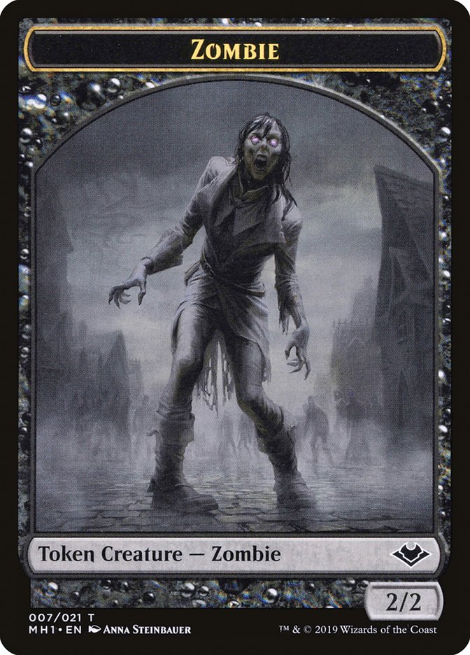 Angel (002) // Zombie (007) Double-Sided Token [Modern Horizons Tokens] | Mindsight Gaming