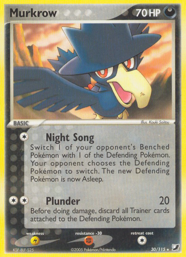 Murkrow (30/115) [EX: Unseen Forces] | Mindsight Gaming