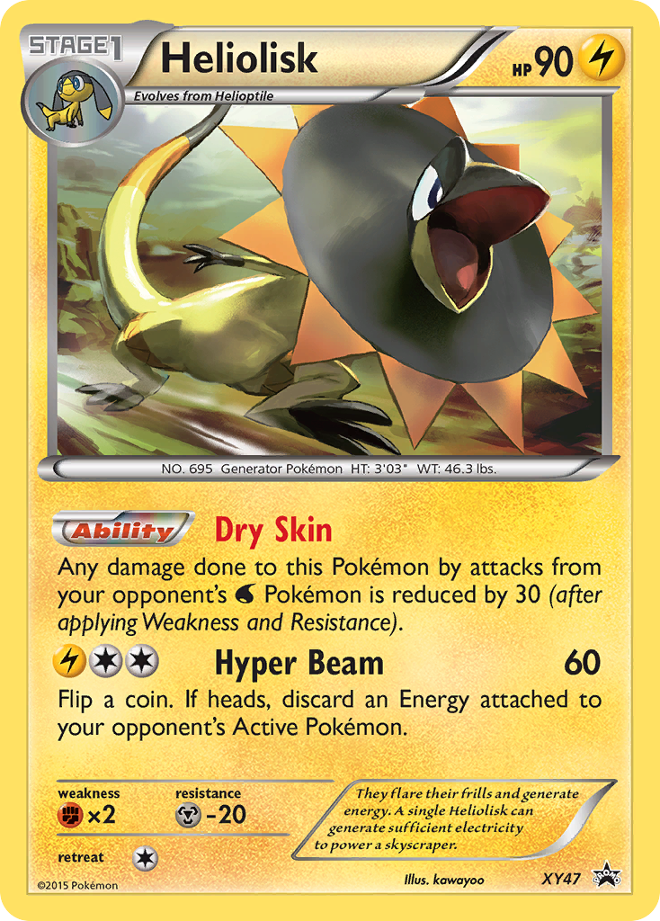 Heliolisk (XY47) [XY: Black Star Promos] | Mindsight Gaming