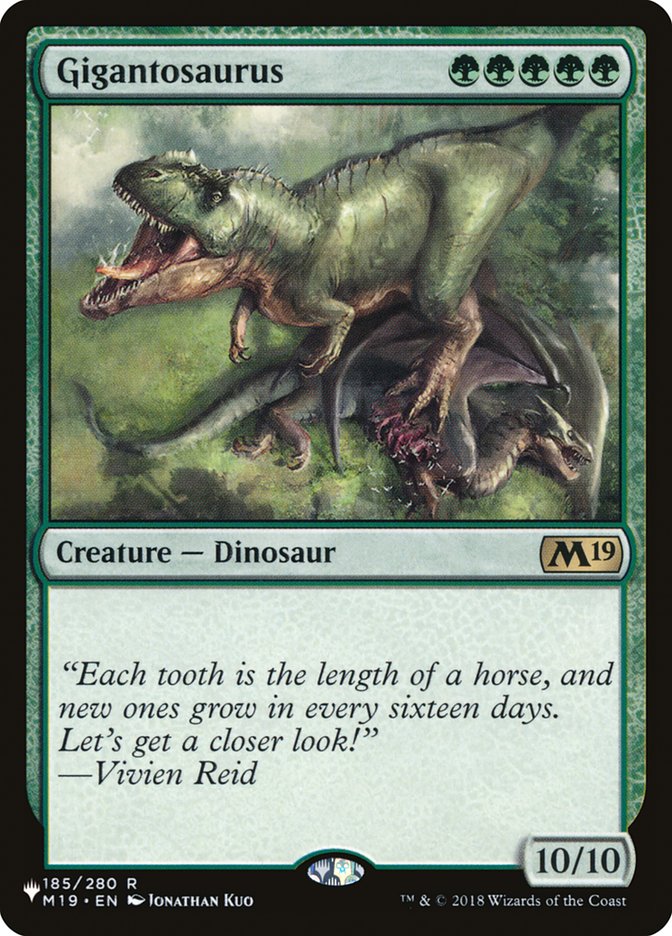 Gigantosaurus [The List] | Mindsight Gaming