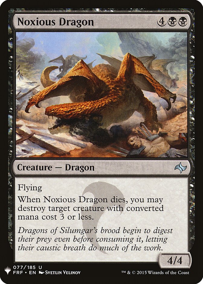 Noxious Dragon [Mystery Booster] | Mindsight Gaming