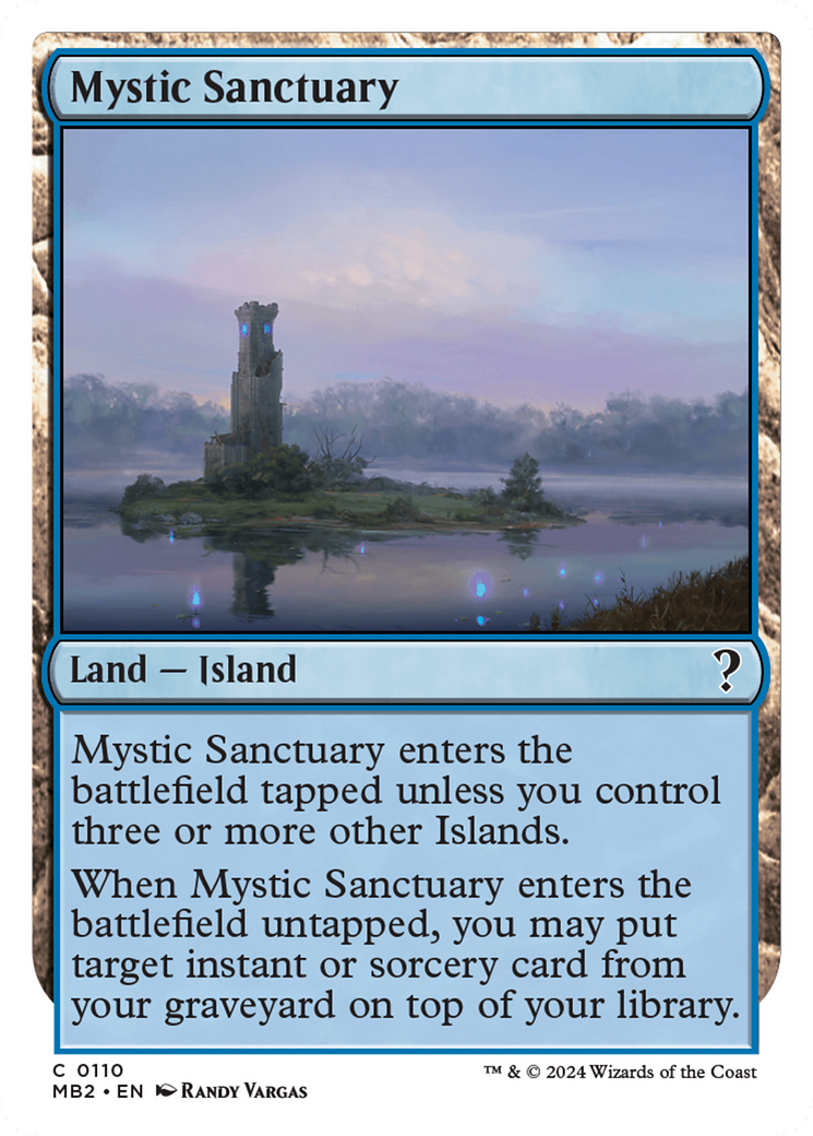 Mystic Sanctuary (White Border) [Mystery Booster 2] | Mindsight Gaming