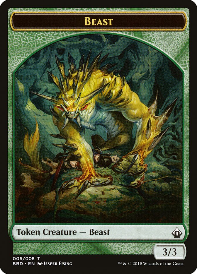 Beast Token [Battlebond Tokens] | Mindsight Gaming