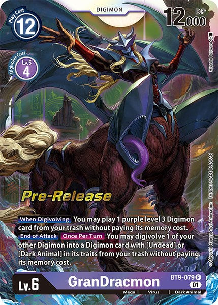 GranDracmon [BT9-079] [X Record Pre-Release Promos] | Mindsight Gaming