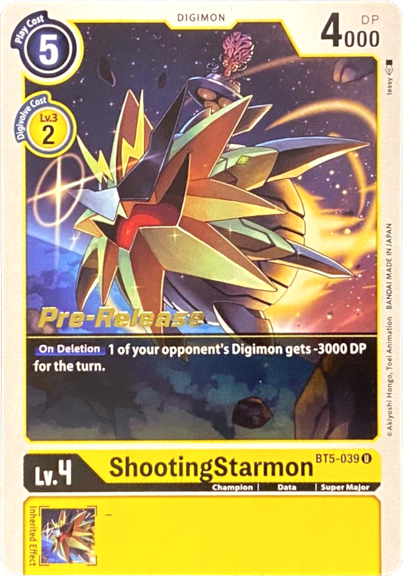 ShootingStarmon [BT5-039] [Battle of Omni Pre-Release Promos] | Mindsight Gaming