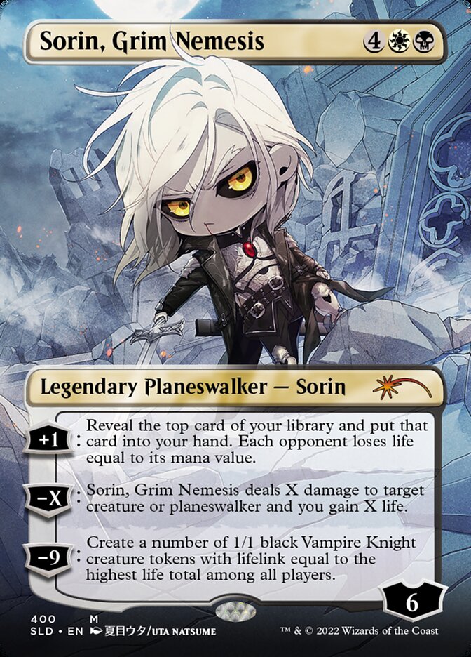 Sorin, Grim Nemesis (Borderless) [Secret Lair Drop Series] | Mindsight Gaming