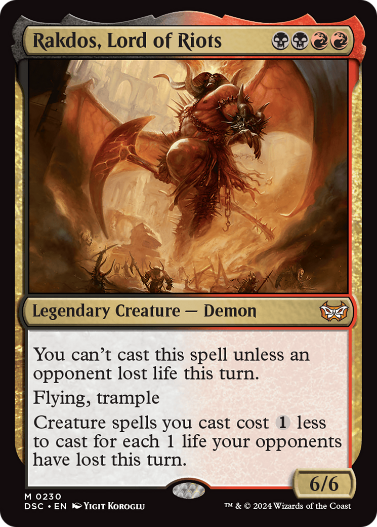 Rakdos, Lord of Riots [Duskmourn: House of Horror Commander] | Mindsight Gaming