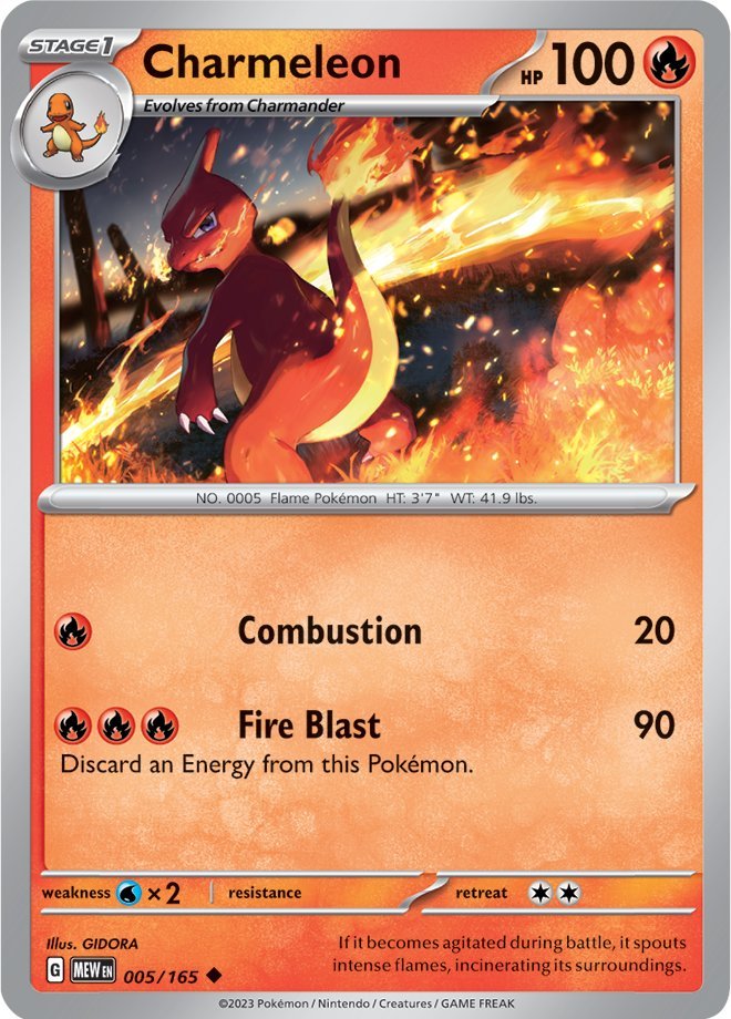 Charmeleon (005/165) [Scarlet & Violet 151] | Mindsight Gaming