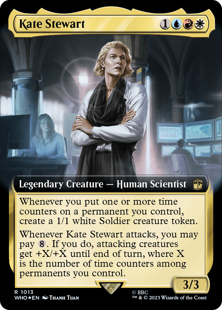 Kate Stewart (Extended Art) (Surge Foil) [Doctor Who] | Mindsight Gaming