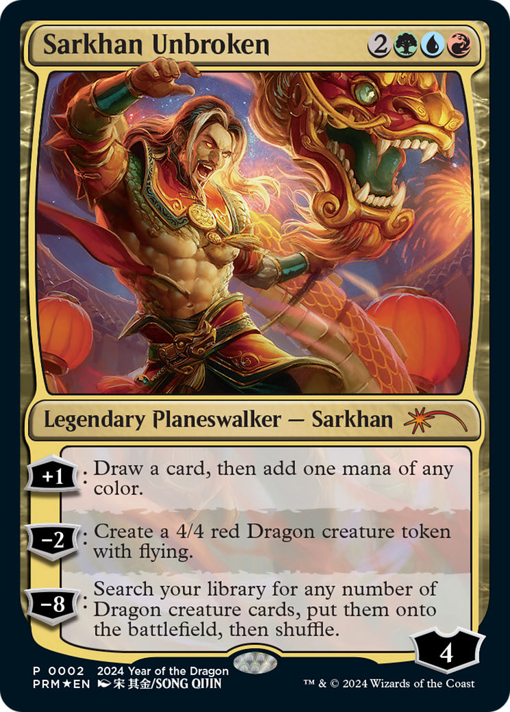 Sarkhan Unbroken (Year of the Dragon 2024) [Standard Showdown Promos] | Mindsight Gaming