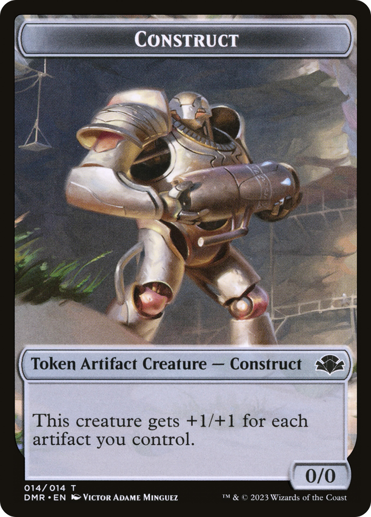 Construct Token [Dominaria Remastered Tokens] | Mindsight Gaming