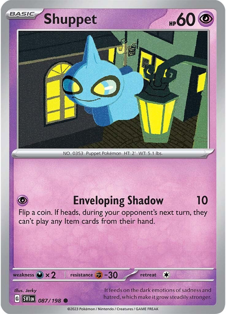 Shuppet (087/198) [Scarlet & Violet: Base Set] | Mindsight Gaming