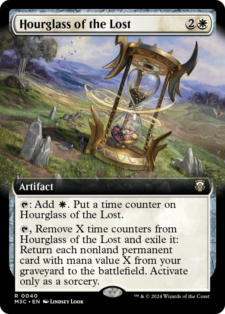 Hourglass of the Lost (Extended Art) [Modern Horizons 3 Commander] | Mindsight Gaming