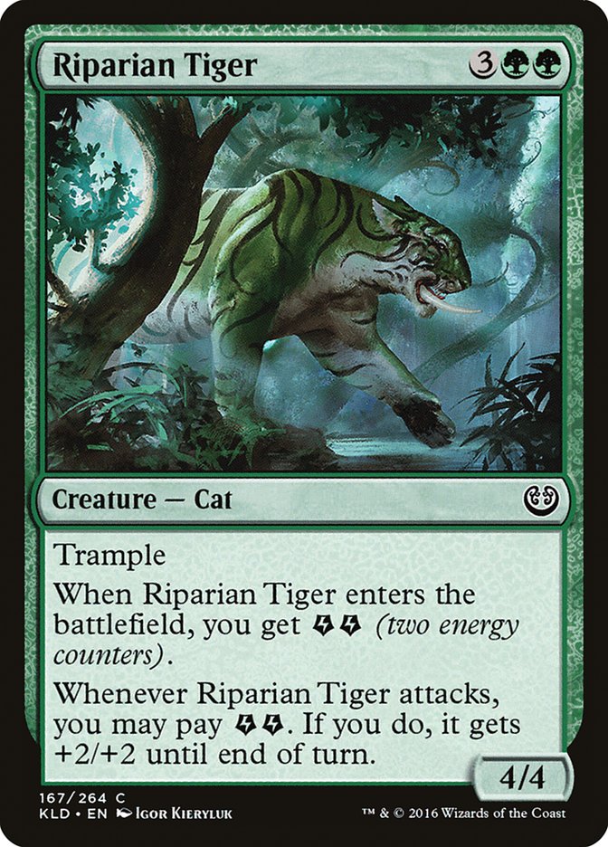 Riparian Tiger [Kaladesh] | Mindsight Gaming