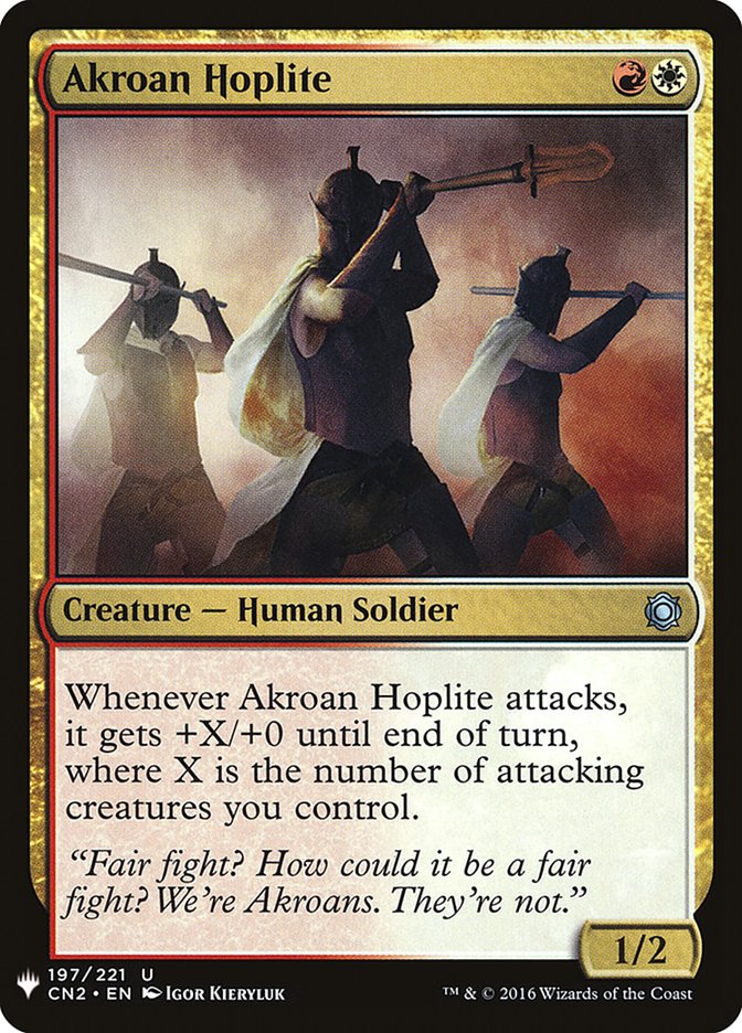 Akroan Hoplite [Mystery Booster] | Mindsight Gaming