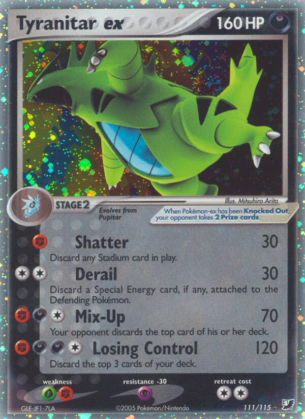 Tyranitar ex (111/115) [EX: Unseen Forces] | Mindsight Gaming