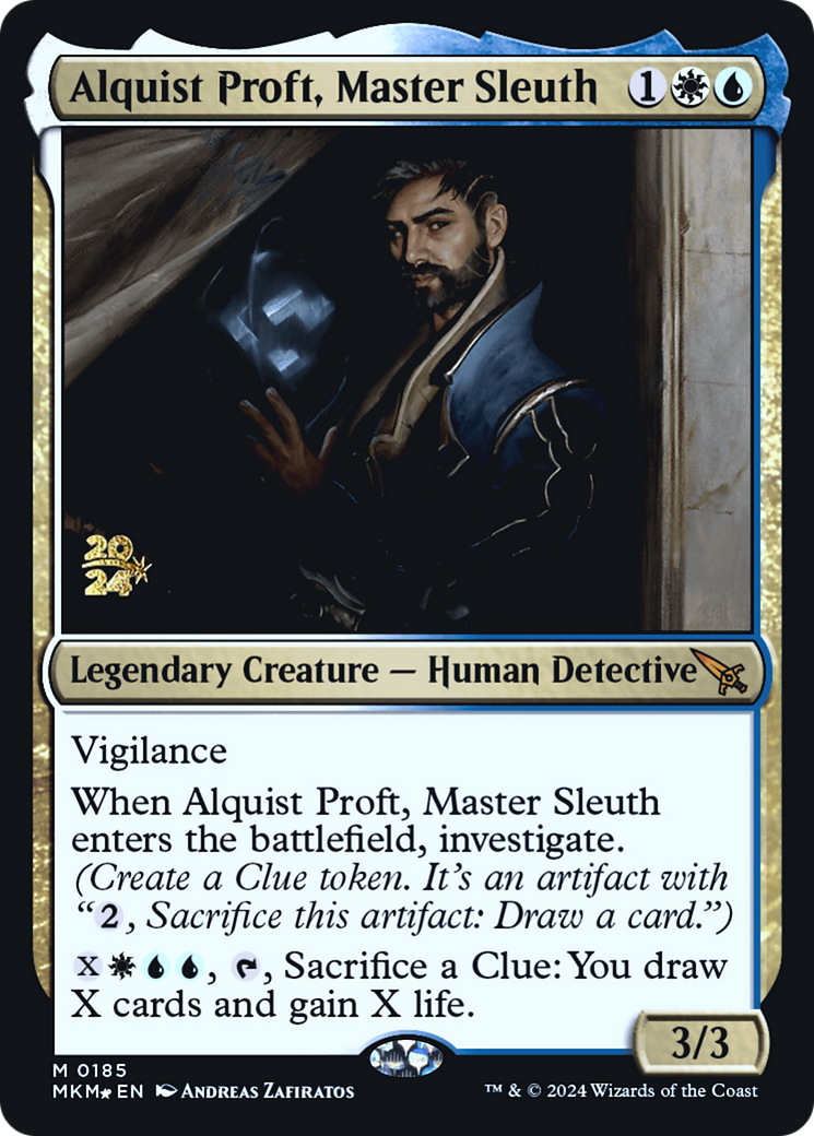 Alquist Proft, Master Sleuth [Murders at Karlov Manor Prerelease Promos] | Mindsight Gaming