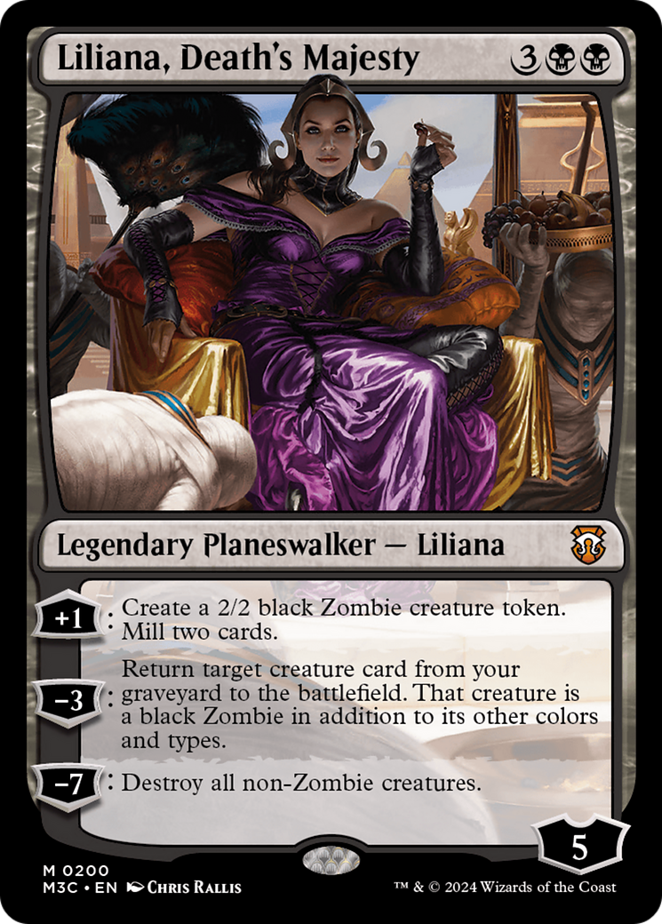 Liliana, Death's Majesty (Ripple Foil) [Modern Horizons 3 Commander] | Mindsight Gaming