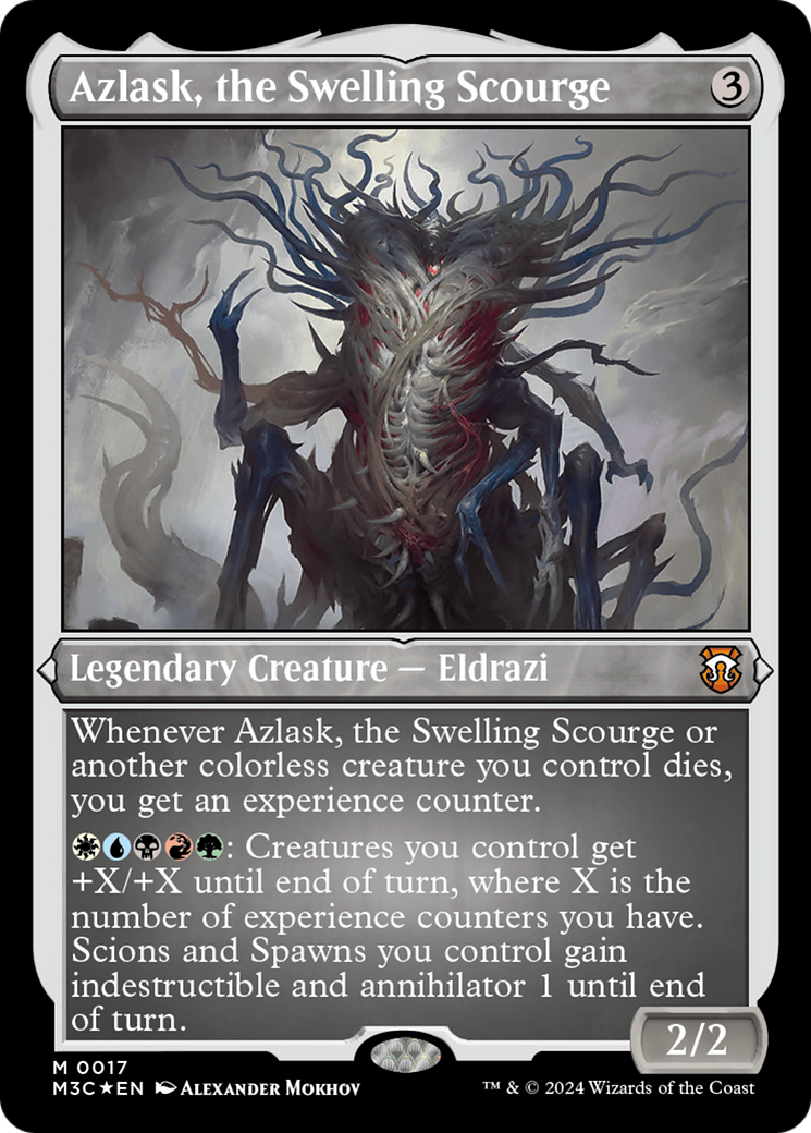 Azlask, the Swelling Scourge (Foil Etched) [Modern Horizons 3 Commander] | Mindsight Gaming