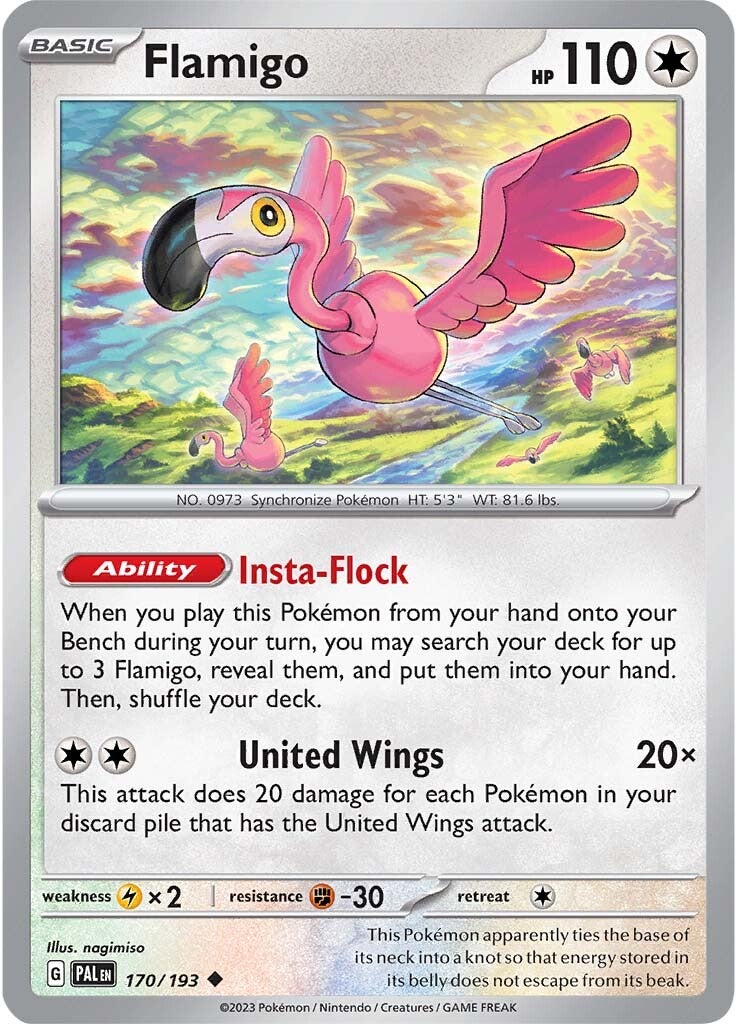 Flamigo (170/193) [Scarlet & Violet: Paldea Evolved] | Mindsight Gaming