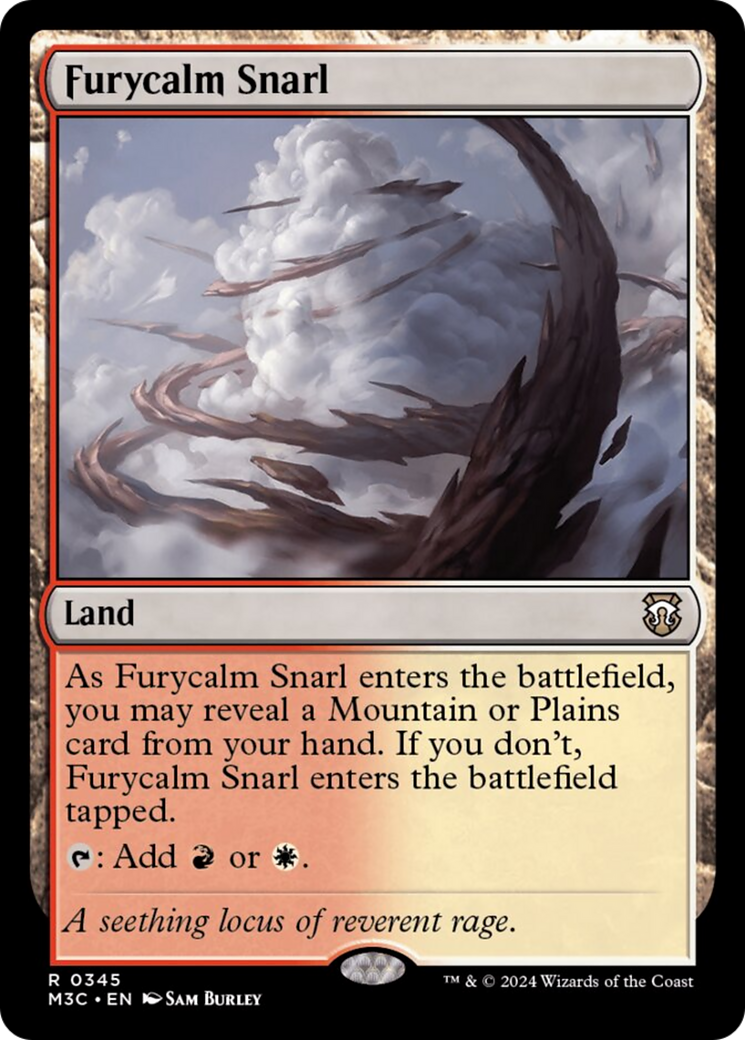 Furycalm Snarl (Ripple Foil) [Modern Horizons 3 Commander] | Mindsight Gaming