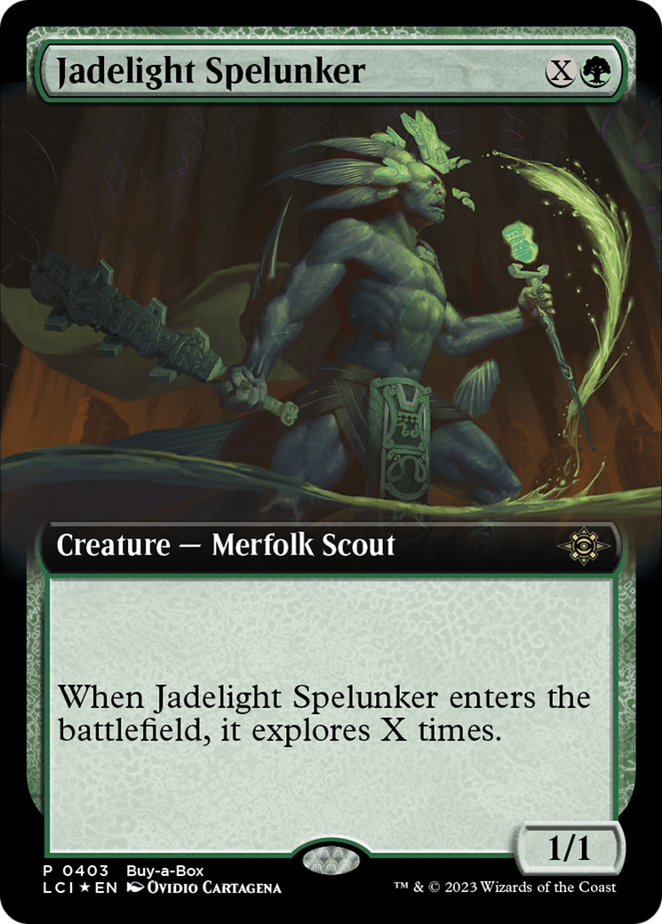 Jadelight Spelunker (Extended Art) (Buy-A-Box) [The Lost Caverns of Ixalan Promos] | Mindsight Gaming