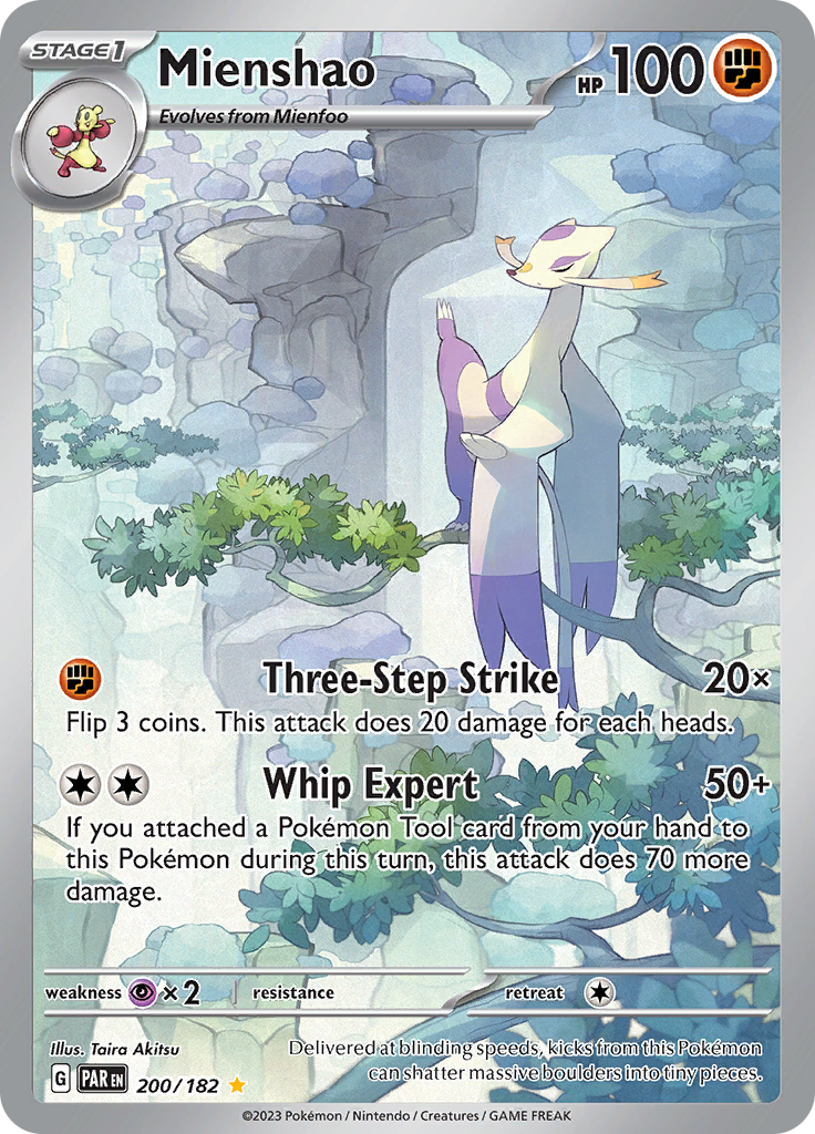 Mienshao (200/182) [Scarlet & Violet: Paradox Rift] | Mindsight Gaming