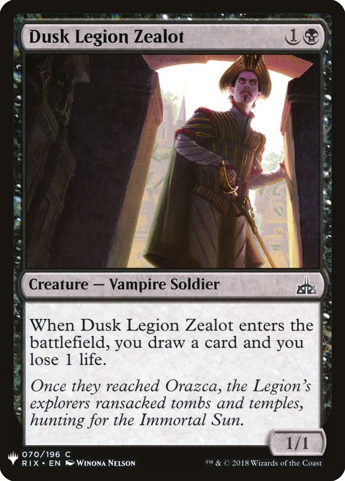 Dusk Legion Zealot [Mystery Booster] | Mindsight Gaming