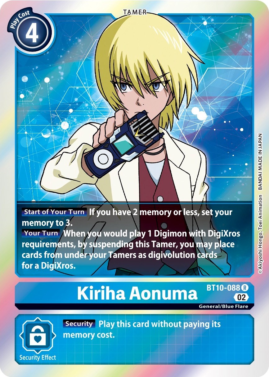 Kiriha Aonuma [BT10-088] [Xros Encounter] | Mindsight Gaming