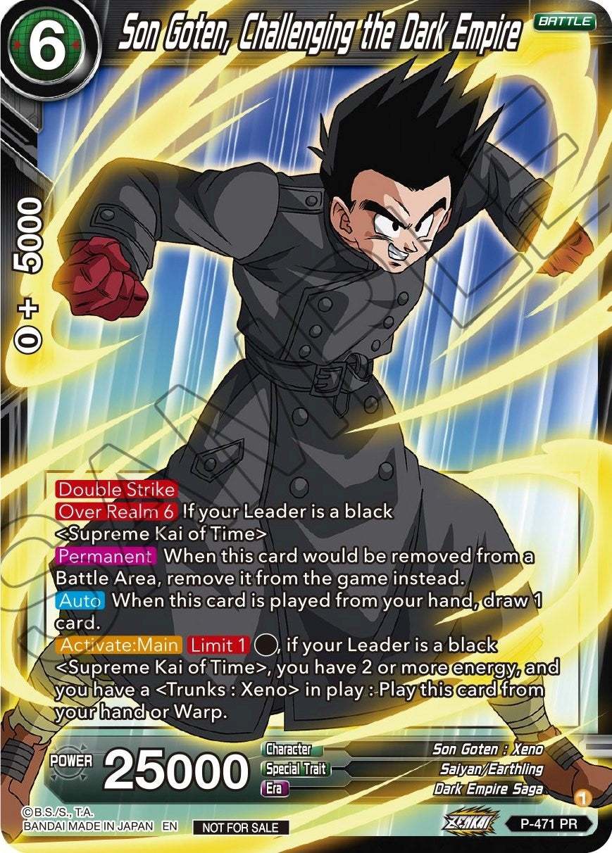 Son Goten, Challenging the Dark Empire (Z03 Dash Pack) (P-471) [Promotion Cards] | Mindsight Gaming