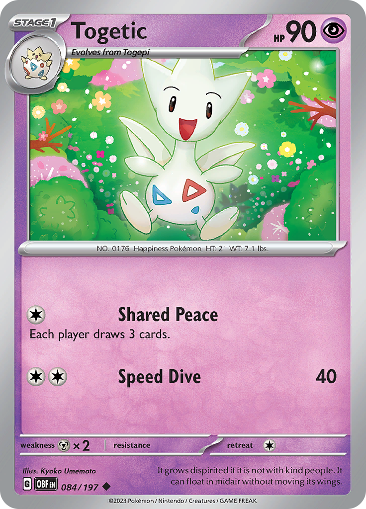 Togetic (084/197) [Scarlet & Violet: Obsidian Flames] | Mindsight Gaming