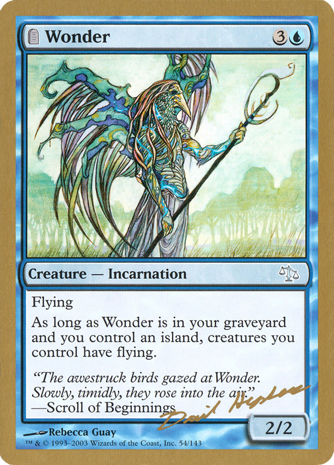 Wonder (Dave Humpherys) [World Championship Decks 2003] | Mindsight Gaming