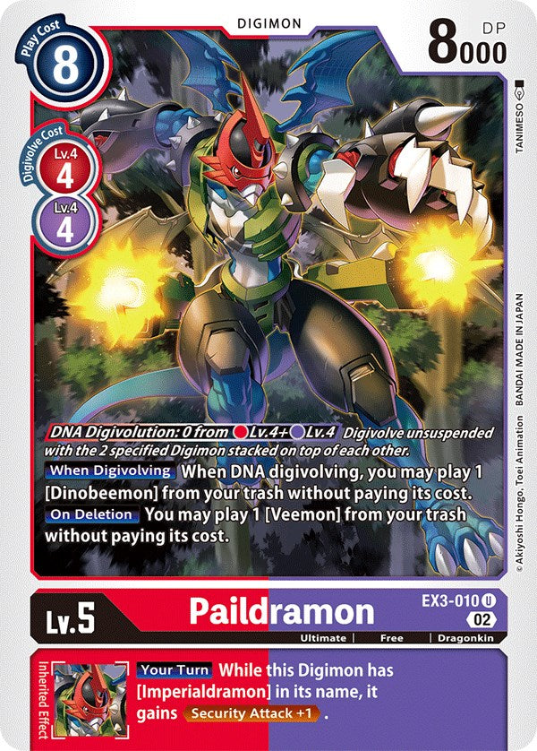 Paildramon [EX3-010] [Draconic Roar] | Mindsight Gaming