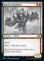 Rakdos Headliner (Sketch) [Modern Horizons 2] | Mindsight Gaming